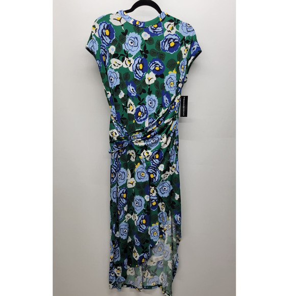 Donna Morgan Dresses & Skirts - Donna Morgan Floral Short Sleeve O-Ring Maxi Dress